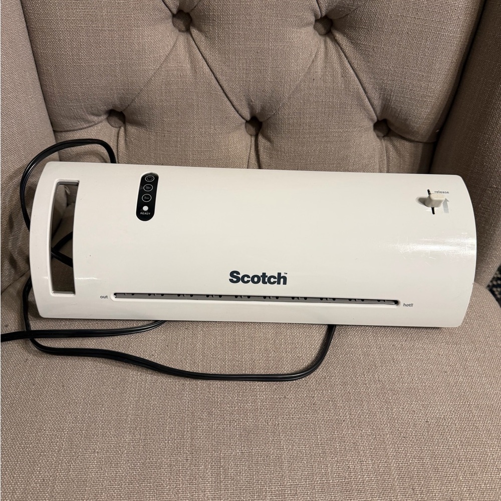 Scotch TL902 9'' inch Advanced Thermal Laminator w/ Carrying Handle used